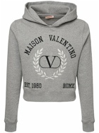 VALENTINO - Maison Valentino Cotton Jersey Hoodie