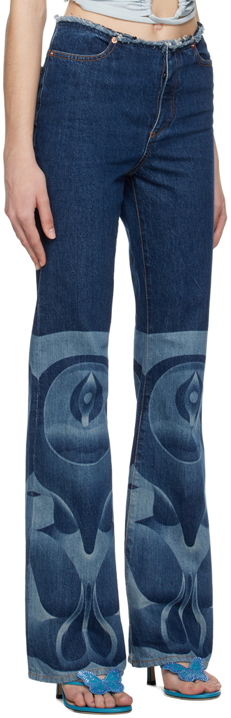 Conner Ives Indigo Bootcut Jeans