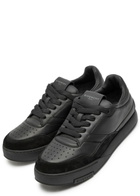 Givenchy Yard Court Panelled Leather Sneakers Black
