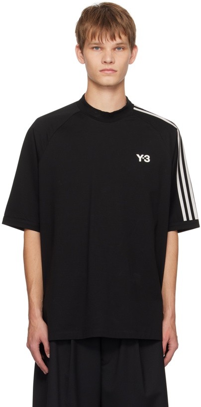Photo: Y-3 Black 3-Stripes T-Shirt