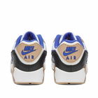 Nike Men's Air Max 90 Gore-Tex Sneakers in Summit White/Lapis