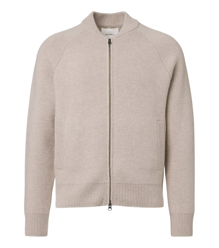 Photo: Lisa Yang Fionn cashmere zip-up cardigan