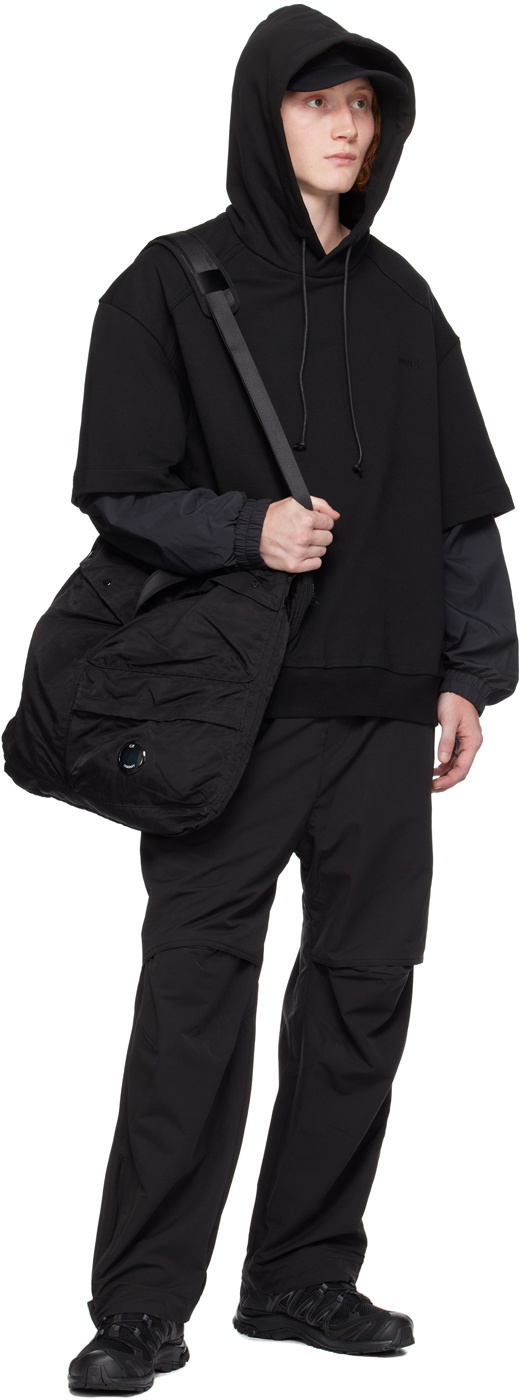 Juun.J Black Dual Sleeve Hoodie