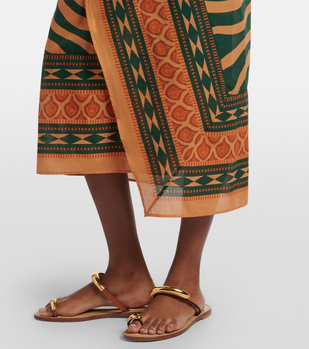 Johanna Ortiz Embracing Courage cotton wrap dress