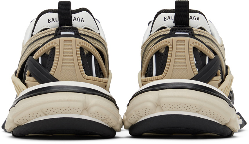 Balenciaga Kids Kids Beige & Black Track.2 Sneakers Balenciaga Kids