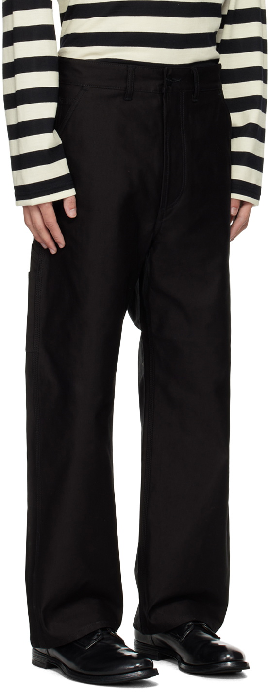 Junya Watanabe Black Carhartt Work In Progress Edition Trousers