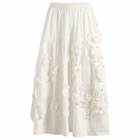 Story mfg. Women's Orbit Skirt in Ecru Fossil