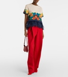 La DoubleJ La Scala floral cotton jersey T-shirt