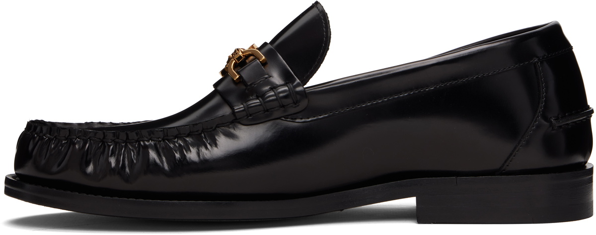 Versace Black Medusa '95 Leather Loafers