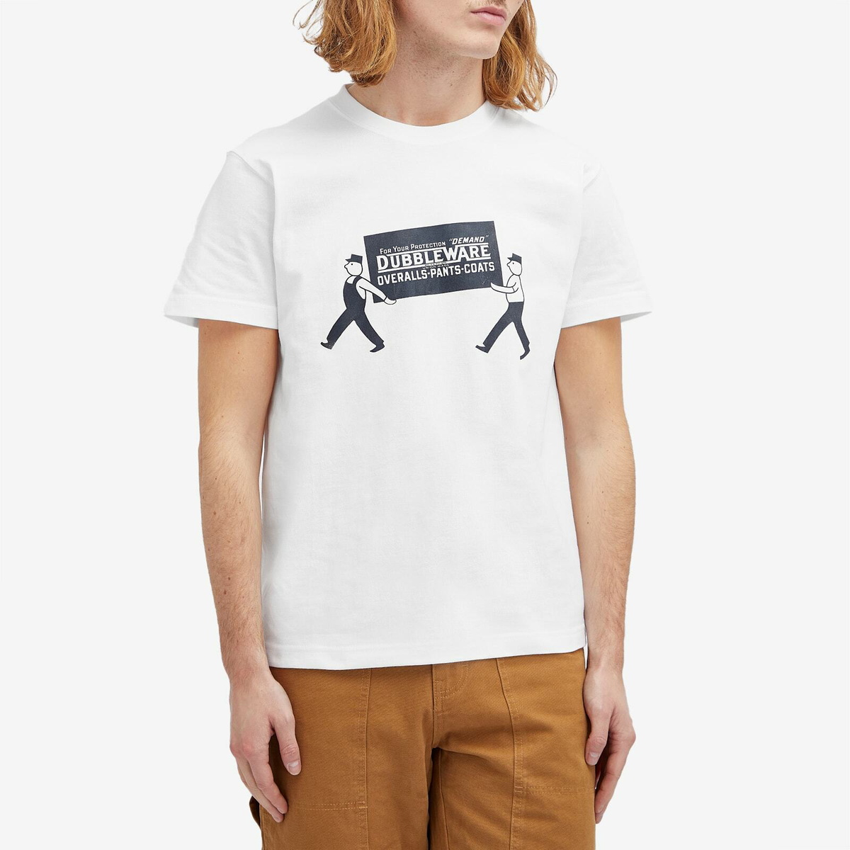 Dubbleware Men's Billboard T-Shirt in White