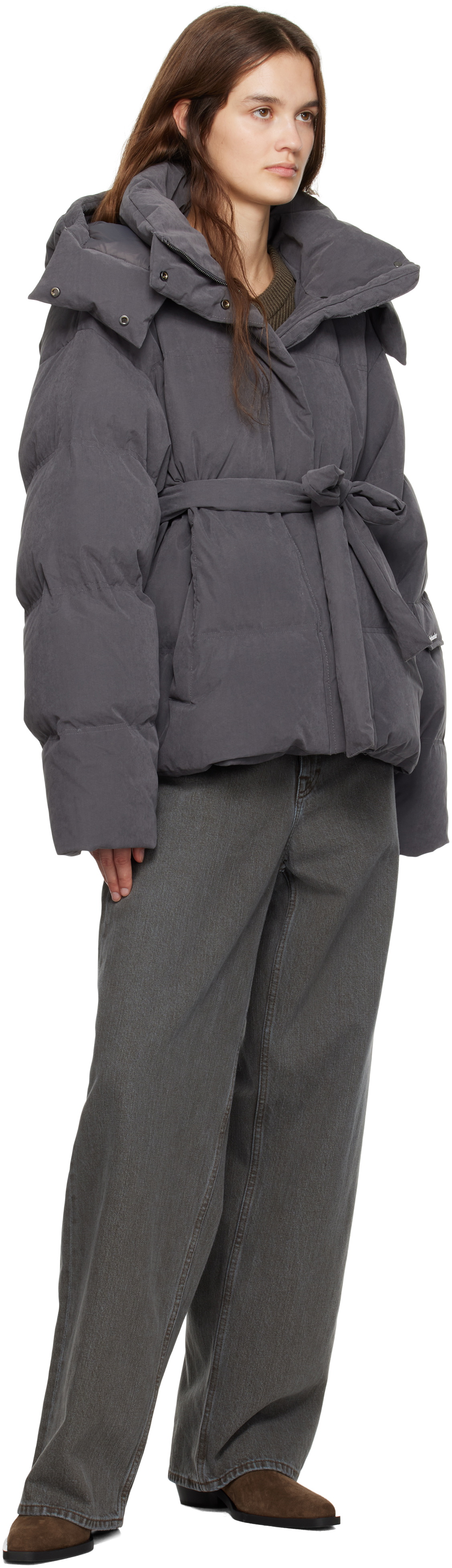 Holzweiler Gray Steilia Brushed Down Jacket