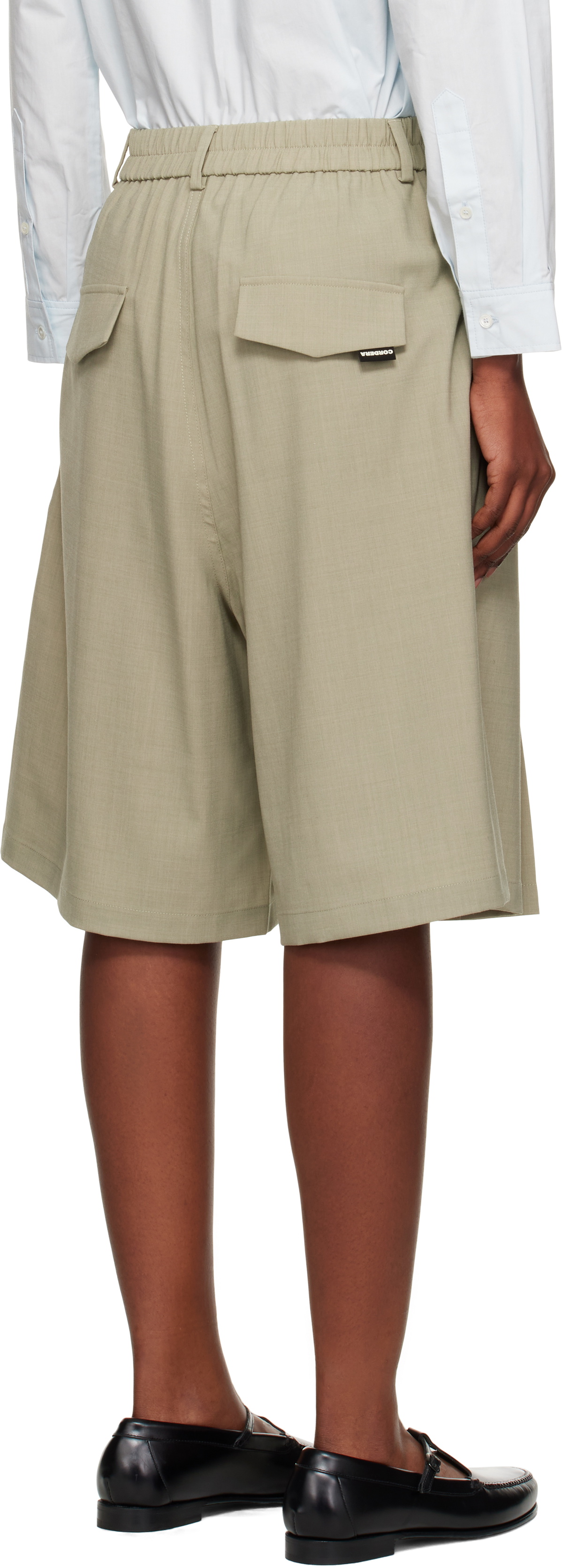 Cordera Green Tailoring Bermuda Shorts