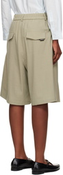Cordera Green Tailoring Bermuda Shorts