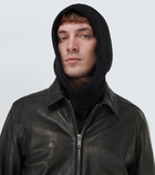 Rick Owens Cashmere and wool hood