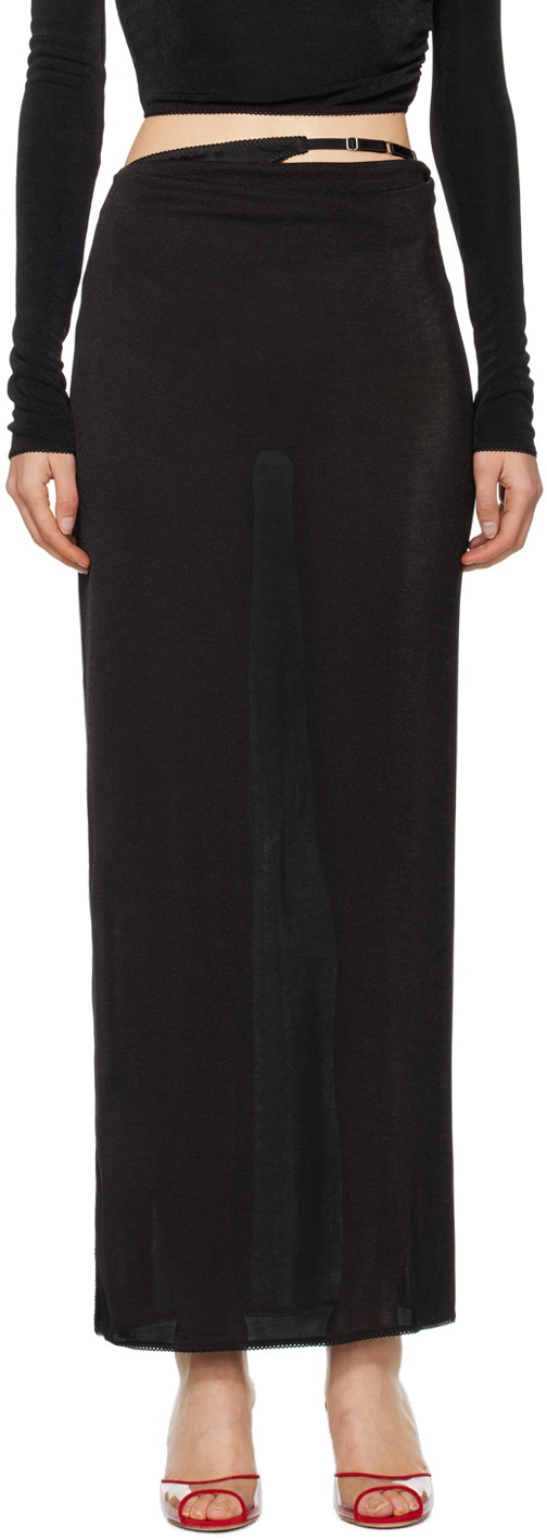 Anna October Black Kerry Maxi Skirt