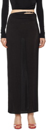 Anna October Black Kerry Maxi Skirt