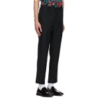 Goodfight Black Pinstripe Junction Trousers