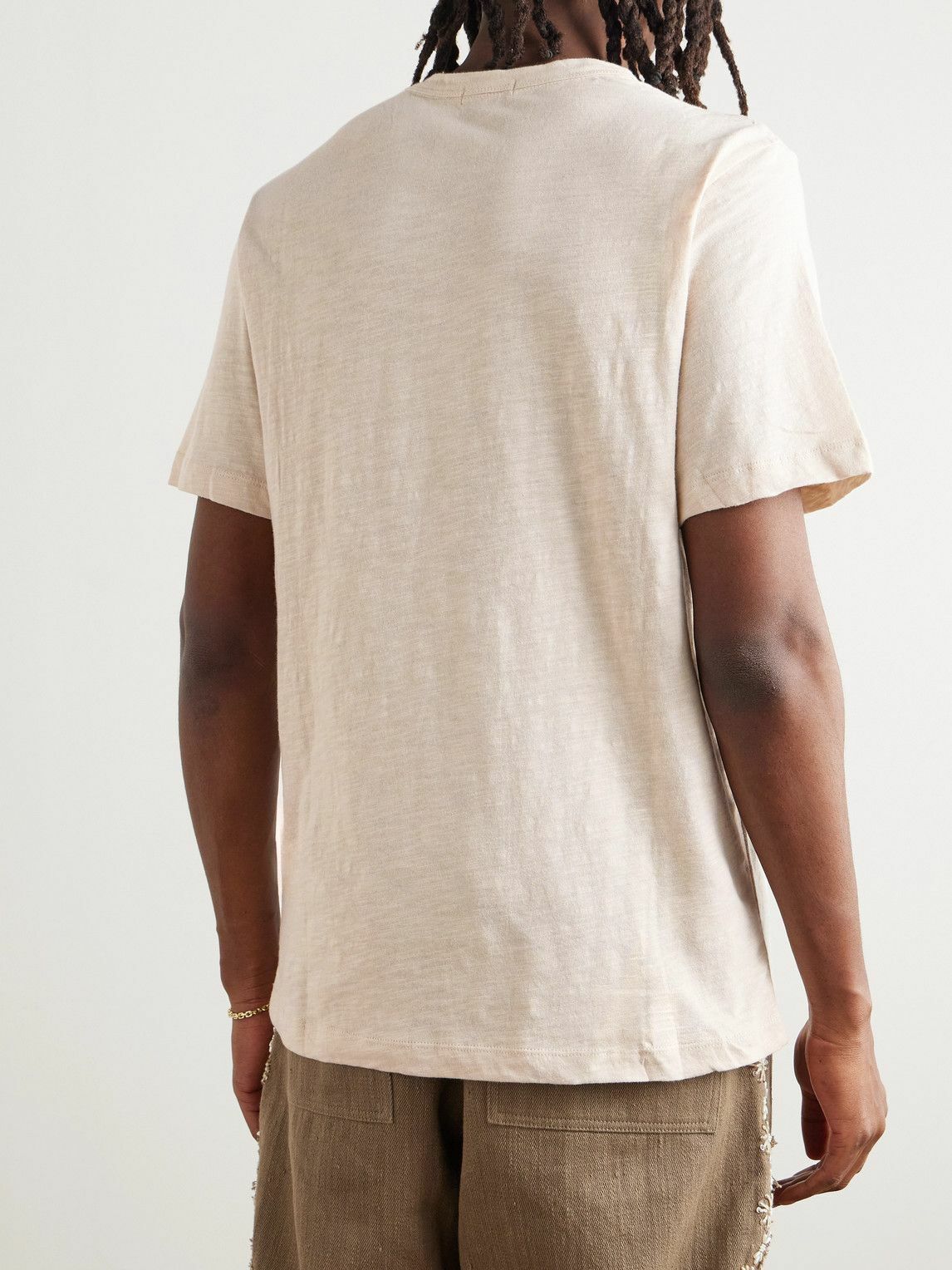 Onia - Slub Cotton-Jersey T-Shirt - Neutrals