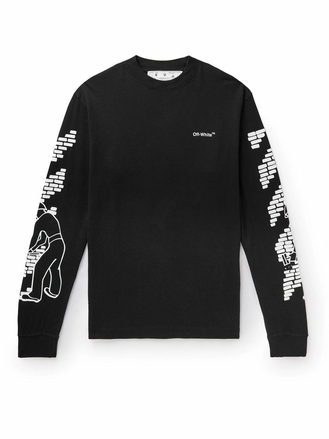 Off white 2025 firetape crewneck