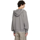 Rick Owens Gray Tower Windbreaker Hoodie