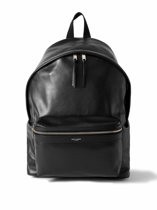 Photo: SAINT LAURENT - City Leather Backpack