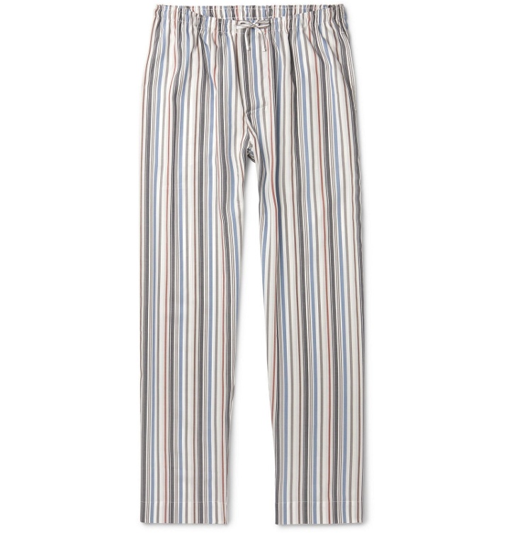 Photo: Zimmerli - Striped Lyocell and Cotton-Blend Poplin Pyjama Trousers - Multi