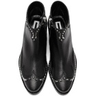 McQ Alexander McQueen Black New Solstice Zip Boots