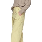 Haider Ackermann Yellow Workwear Trousers