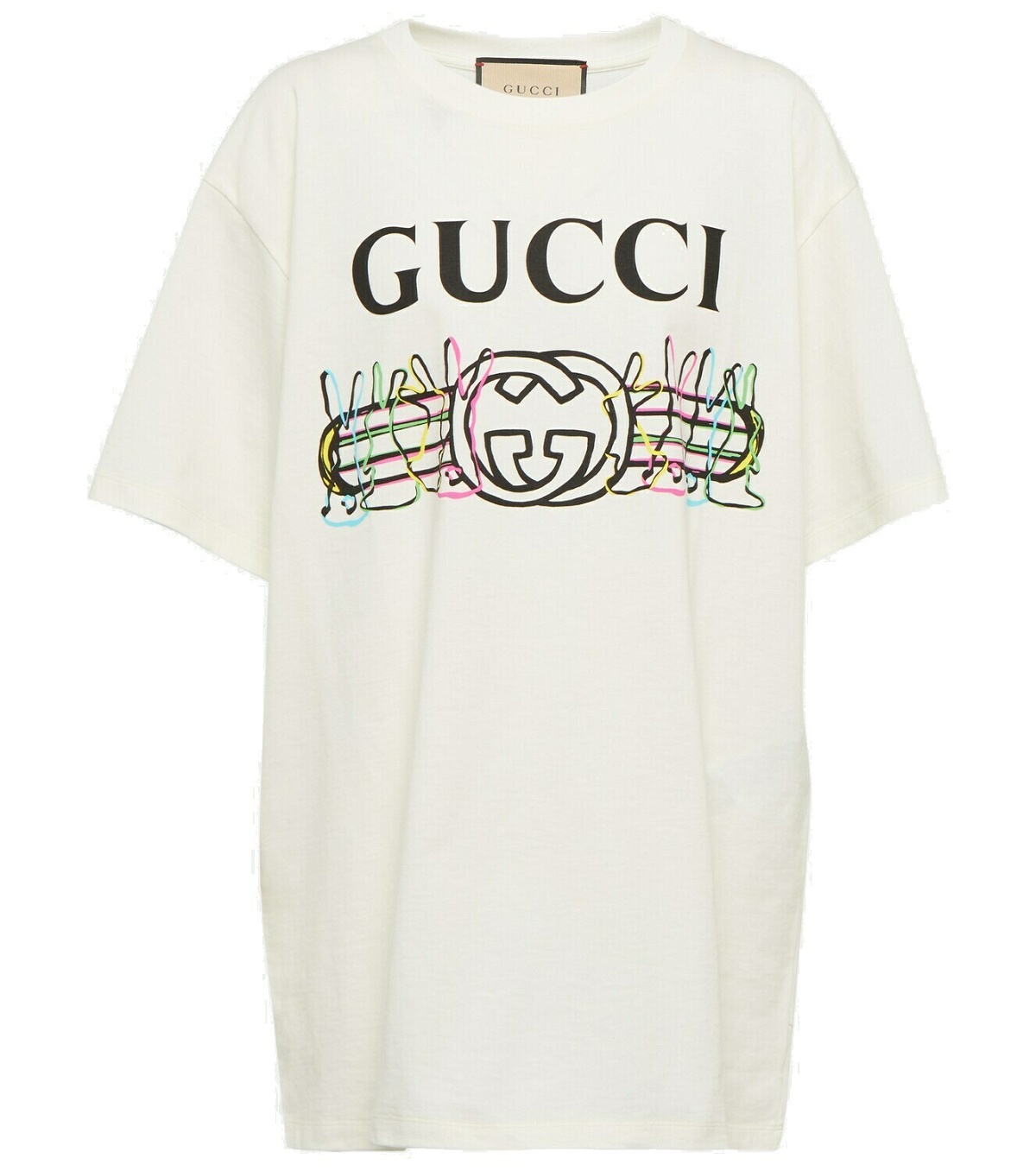 Gucci - Logo-print cotton T-shirt Gucci