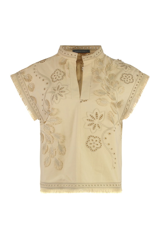 Photo: Alberta Ferretti Cotton Top