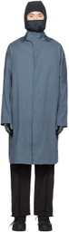 _J.L - A.L_ Blue Split Trench Coat