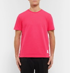 Thom Browne - Grosgrain-Trimmed Cotton-Piqué T-Shirt - Men - Pink