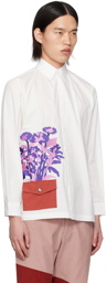 KidSuper White Flower Pot Shirt