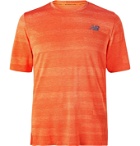 New Balance - Q Speed Fuel Jacquard-Knit Running T-Shirt - Orange