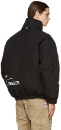 AAPE by A Bathing Ape Black Insulated Twill Jacket