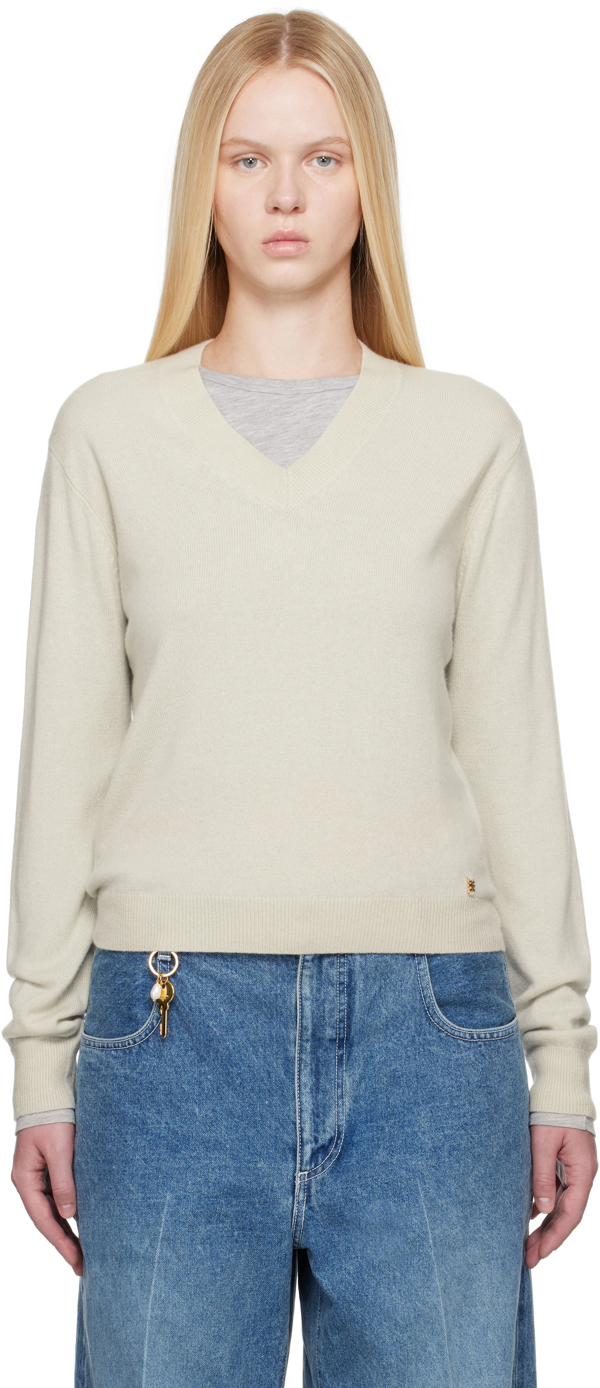 ÉTERNE Off-White Lennox Sweater