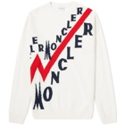 Moncler Logo Instarsia Crew Knit