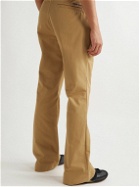 adidas Consortium - Wales Bonner Bootcut Belted Pleated Cotton-Blend Twill Chinos - Brown