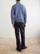 Caruso - Wool Rollneck Sweater - Blue
