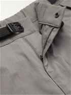 Snow Peak - Straight-Leg Belted Ripstop Trousers - Gray