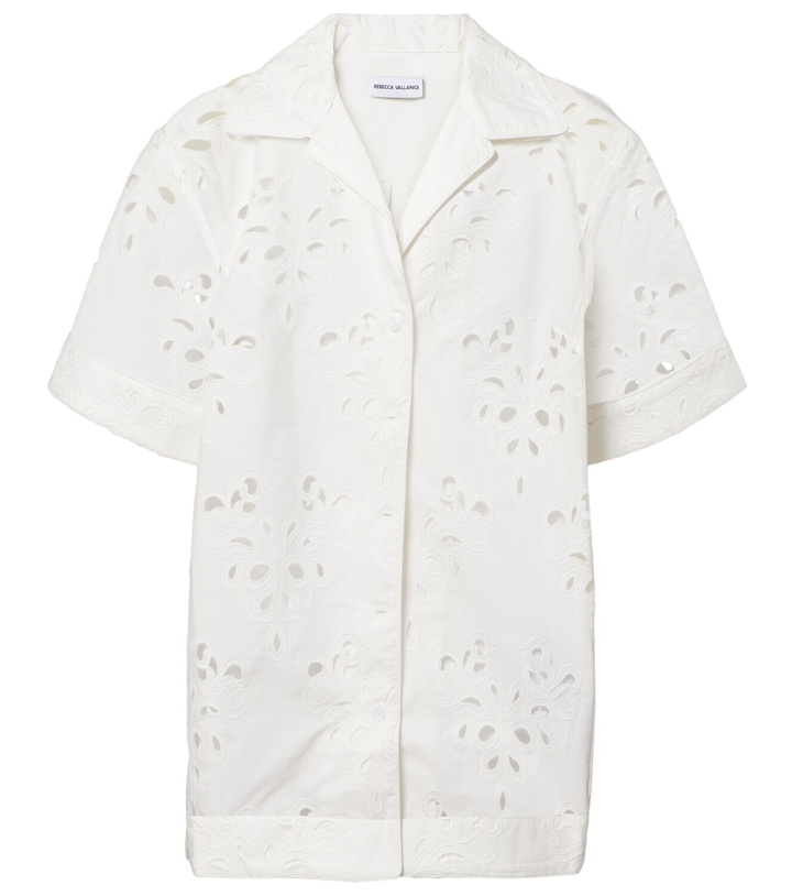 Photo: Rebecca Vallance Artesan broderie anglaise cotton-blend shirt