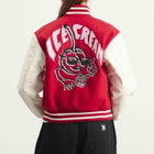 ICECREAM Women's Cherry Varsity Jacket in Red