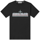 Stone Island Men's Tricromia Print T-Shirt in Black