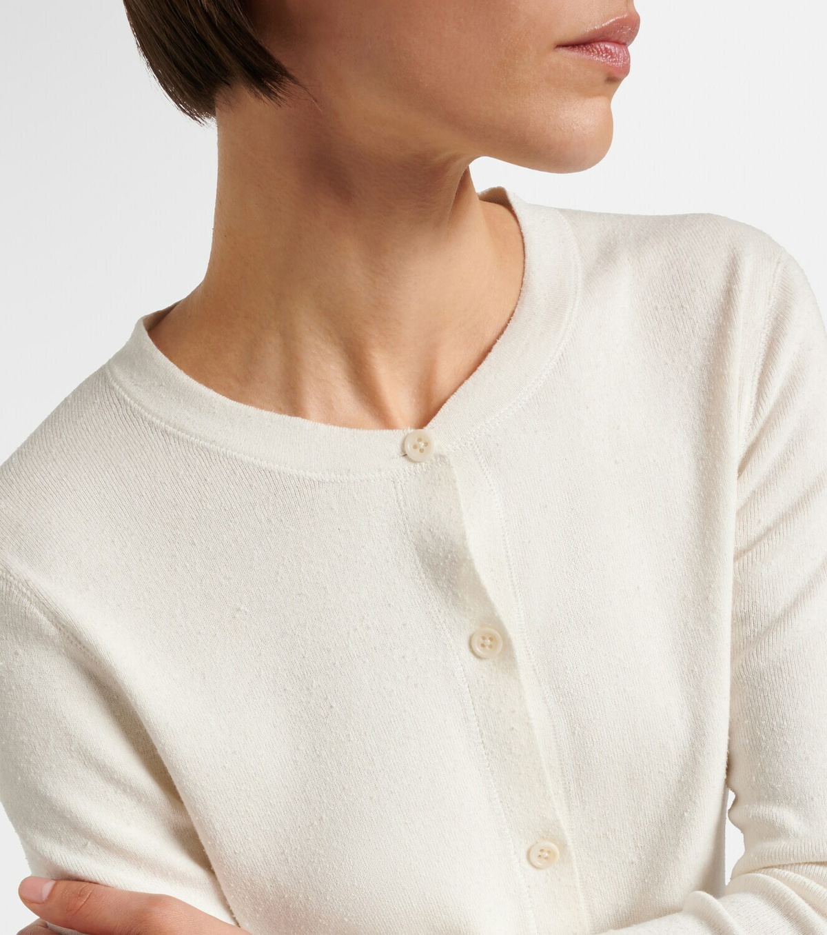 The Row Okino cotton and silk cardigan