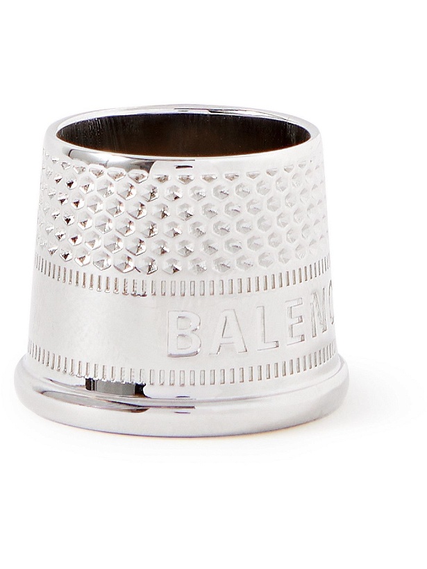 Photo: Balenciaga - Silver-Tone Ring - Silver