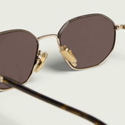 Gucci GG2257S Interlocking G Sunglasses in Gold/Havana/Brown