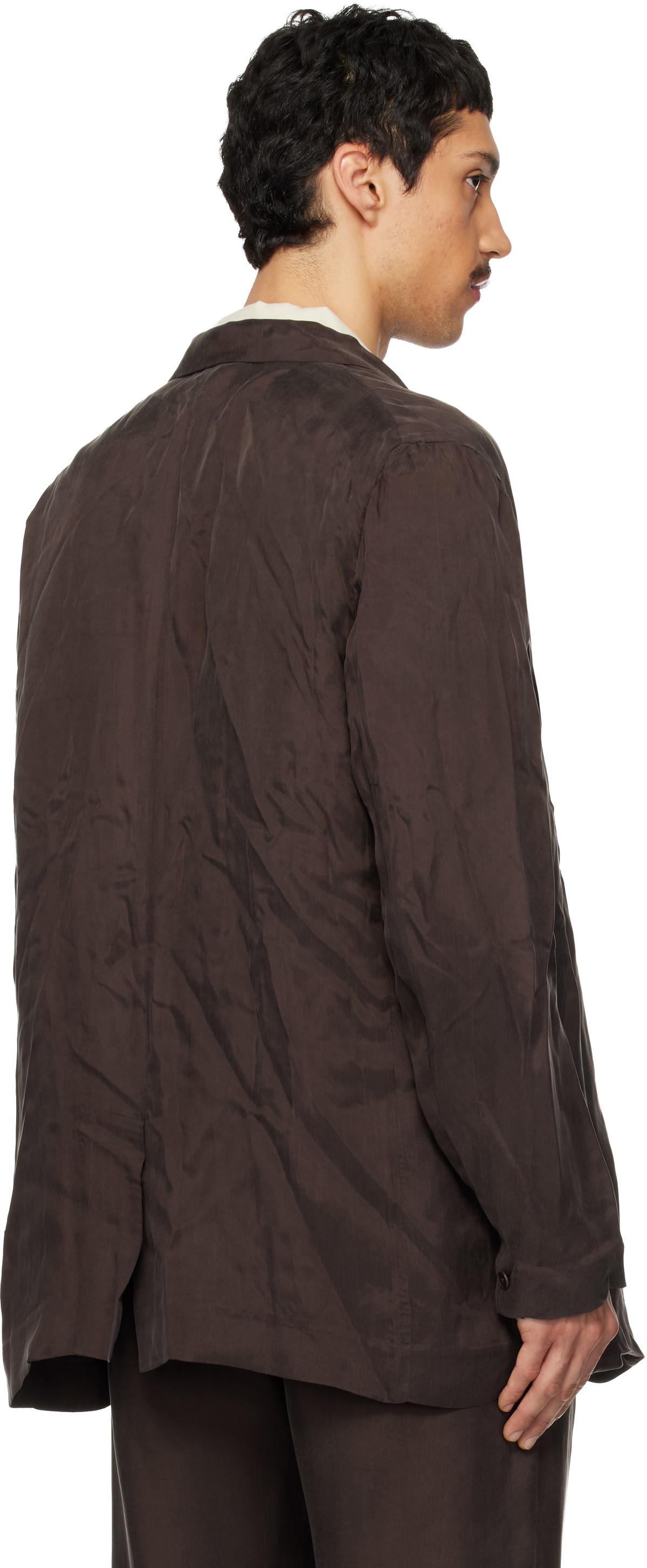 POST ARCHIVE FACTION (PAF) Brown Drifter Single Blazer