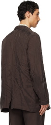 POST ARCHIVE FACTION (PAF) Brown Drifter Single Blazer