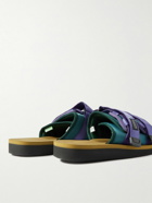 Suicoke - MOTO-Cab Grosgrain and Shell Slides - Purple