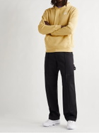 Nike - Sportswear Club Logo-Embroidered Cotton-Blend Jersey Hoodie - Yellow